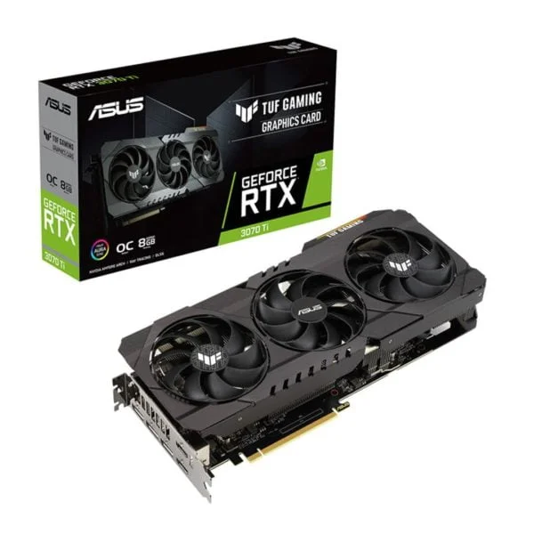 Asus TUF GeForce RTX 3070 Ti O8G GAMING - ATLAS GAMING - Cartes Graphiques|Cartes Graphiques 10GB Asus TUF Maroc - PC Gamer Maroc - Workstation Maroc