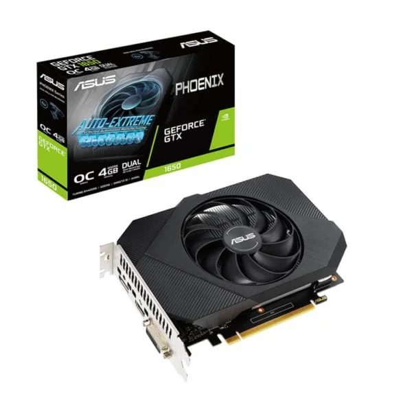 Asus GeForce PH-GTX1650 - ATLAS GAMING - Cartes Graphiques|Cartes Graphiques 4GB Asus Maroc - PC Gamer Maroc - Workstation Maroc