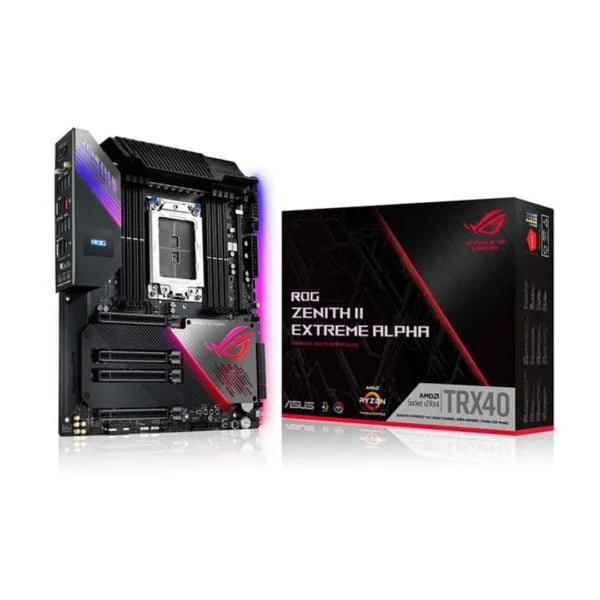 Asus ROG ZENITH II EXTREME TRX40 - ATLAS GAMING - Carte Mère Asus ROG Maroc - PC Gamer Maroc - Workstation Maroc