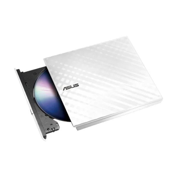 Asus SDRW-08D2S-U Graveur White - ATLAS GAMING - Lecteur Asus Maroc - PC Gamer Maroc - Workstation Maroc