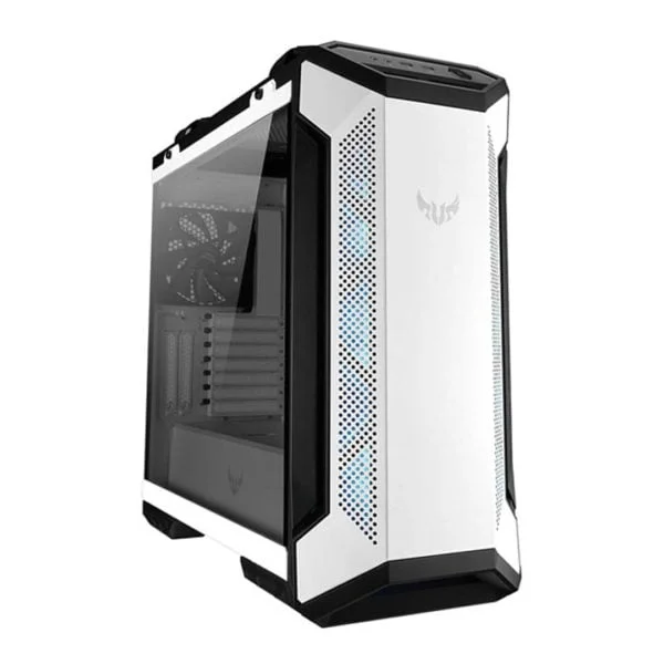 Asus TUF GT501 White - ATLAS GAMING - Boitiers|Boitiers RGB Asus TUF Maroc - PC Gamer Maroc - Workstation Maroc