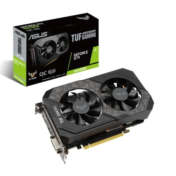 Asus TUF GeForce GTX 1660 Super OC Edition - ATLAS GAMING - Cartes Graphiques|Cartes Graphiques 6GB Asus TUF Maroc - PC Gamer Maroc - Workstation Maroc