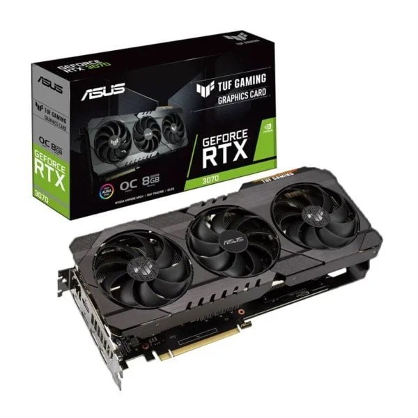 Asus TUF GeForce RTX 3070 O8G GAMING - ATLAS GAMING - Cartes Graphiques|Cartes Graphiques 8GB Asus TUF Maroc - PC Gamer Maroc - Workstation Maroc