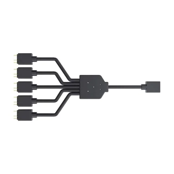 Cooler Master ARGB 1 to 5 Splitter Cable - ATLAS GAMING - Cables Cooler Master Maroc - PC Gamer Maroc - Workstation Maroc