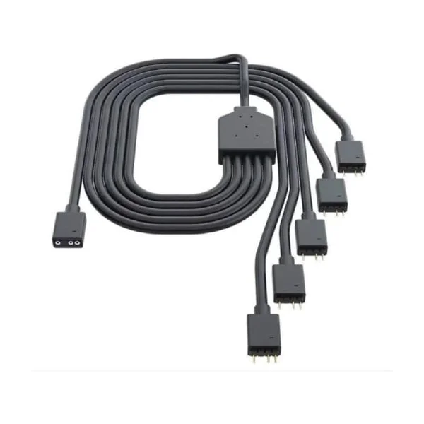Cooler Master ARGB 1 to 5 Splitter Cable – Image 2