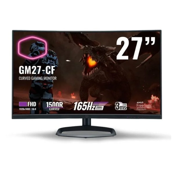 Cooler Master GM27-CF - ATLAS GAMING - Ecrans Cooler Master Maroc - PC Gamer Maroc - Workstation Maroc