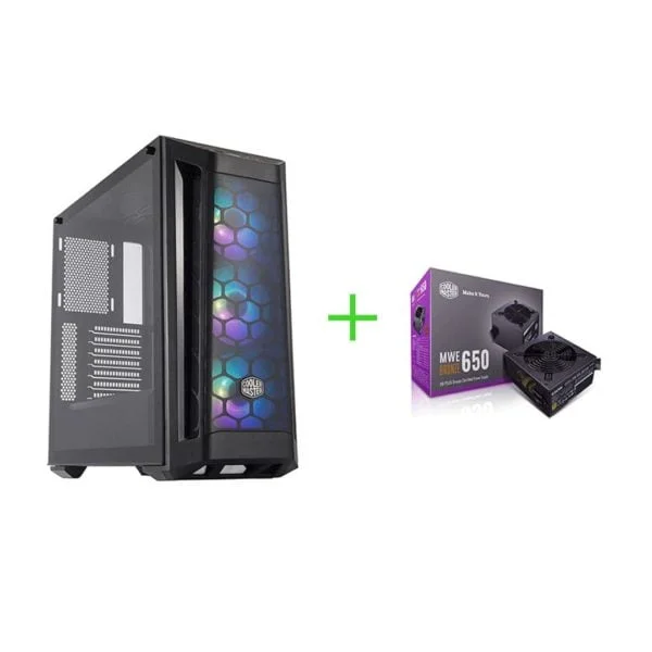 Cooler Master MB511 ARGB + MWE 650W Bronze - ATLAS GAMING - Boitiers|Boitiers Alimentations Cooler Master Maroc - PC Gamer Maroc - Workstation Maroc