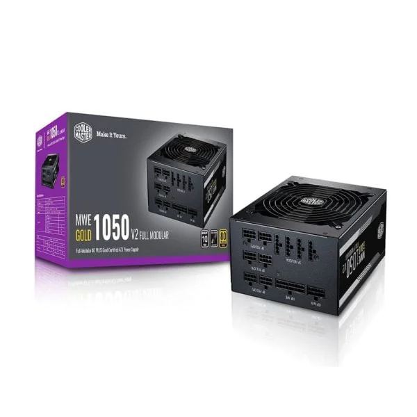 Cooler Master MWE 1050W V2 Gold Modulaire - ATLAS GAMING - Alimentations|Alimentations 1050W Cooler Master Maroc - PC Gamer Maroc - Workstation Maroc