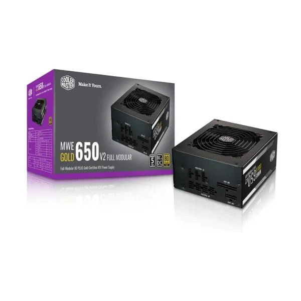 Cooler Master MWE 650W V2 Gold Modulaire - ATLAS GAMING - Alimentations|Alimentations 650W Cooler Master Maroc - PC Gamer Maroc - Workstation Maroc