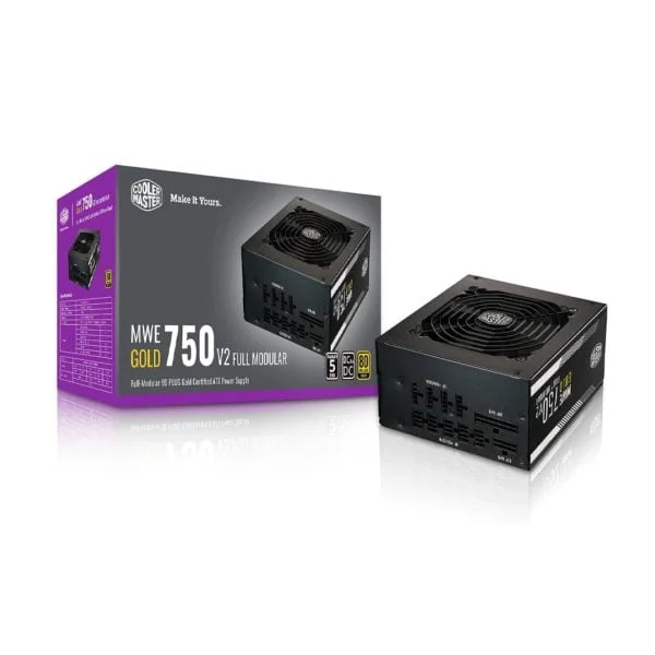 Cooler Master MWE 750W V2 Gold Modulaire - ATLAS GAMING - Alimentations|Alimentations 750W Cooler Master Maroc - PC Gamer Maroc - Workstation Maroc