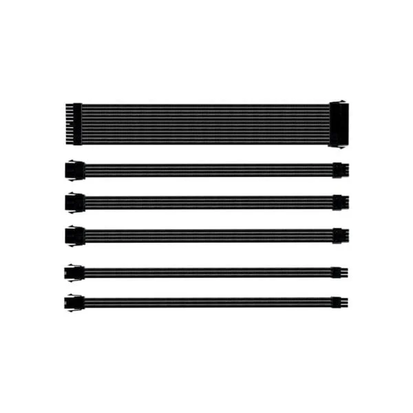 Cooler Master Sleeved Extension Cable Kit Noir - ATLAS GAMING - Modding Cooler Master Maroc - PC Gamer Maroc - Workstation Maroc