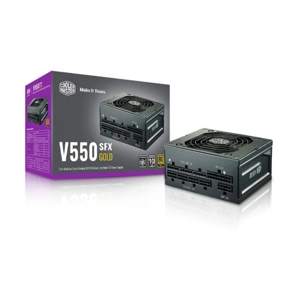 Cooler Master V550 SFX Gold Modulaire - ATLAS GAMING - Alimentations|Alimentations 550W Cooler Master Maroc - PC Gamer Maroc - Workstation Maroc