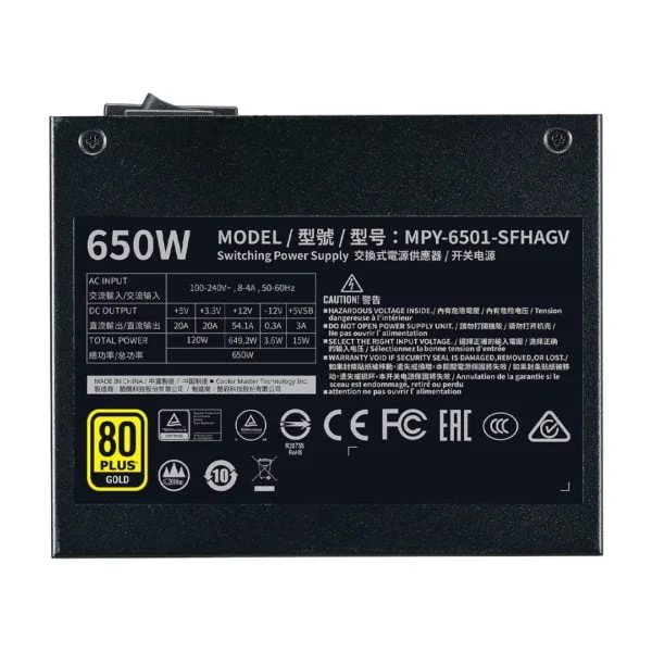 Cooler Master V650 SFX Gold Modulaire – Image 5