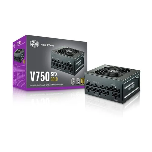 Cooler Master V750 SFX Gold Modulaire - ATLAS GAMING - Alimentations|Alimentations 750W Cooler Master Maroc - PC Gamer Maroc - Workstation Maroc