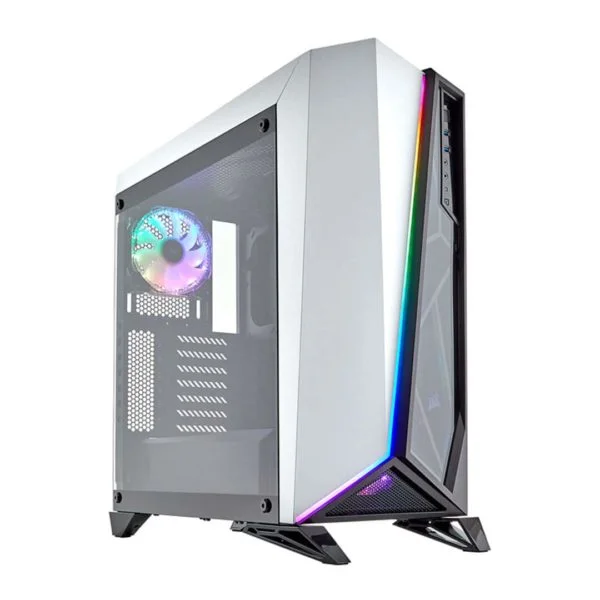Corsair Carbide SPEC-OMEGA RGB Blanc et Noir - ATLAS GAMING - Boitiers|Boitiers RGB Corsair Maroc - PC Gamer Maroc - Workstation Maroc