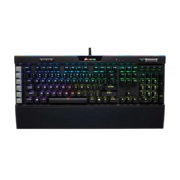 Corsair Clavier K95 RGB PLTN MX Speed Noir - ATLAS GAMING - Claviers RGB|Claviers USB Corsair Maroc - PC Gamer Maroc - Workstation Maroc