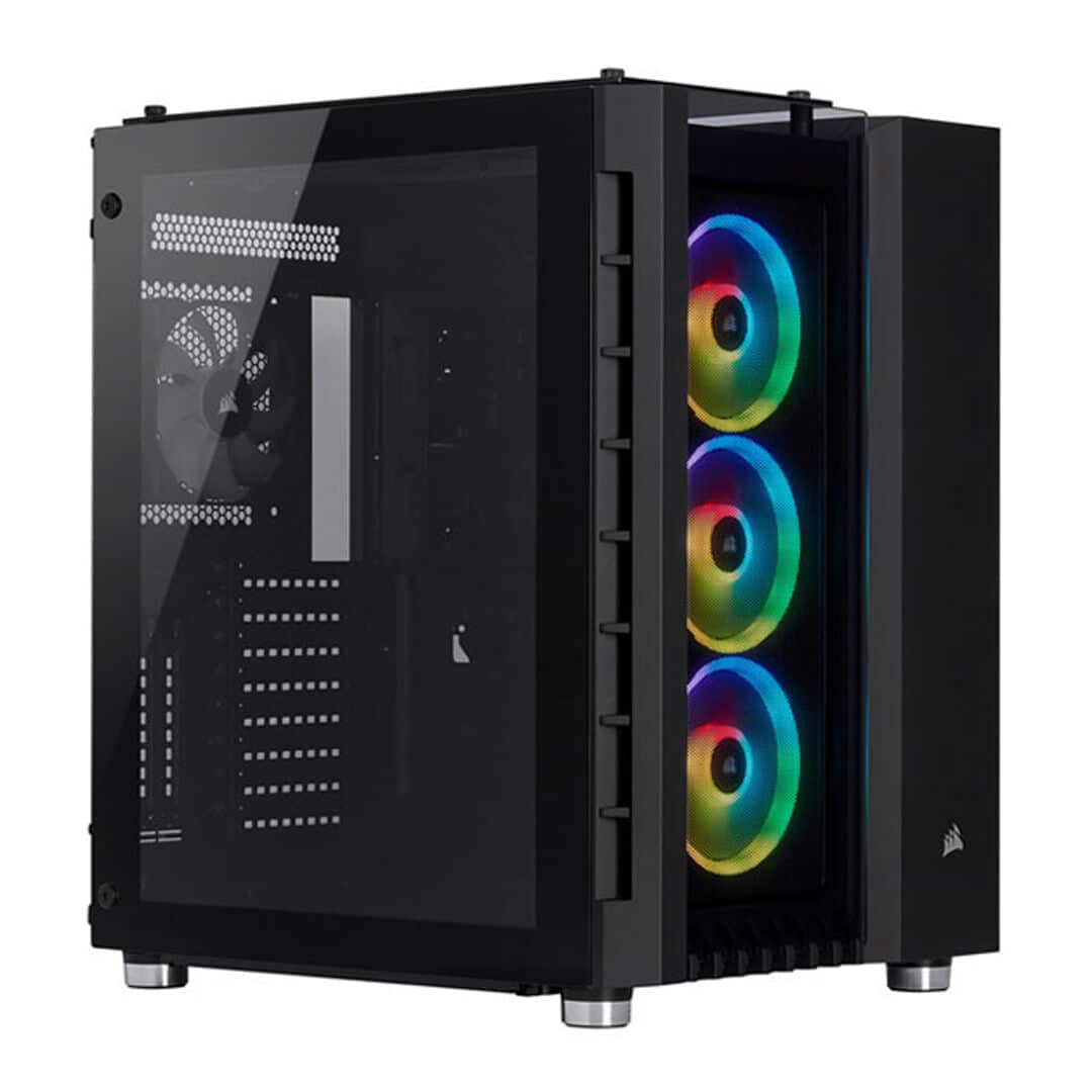 Corsair Crystal 680X RGB Black - ATLAS GAMING - Boitiers|Boitiers RGB Corsair Maroc - PC Gamer Maroc - Workstation Maroc