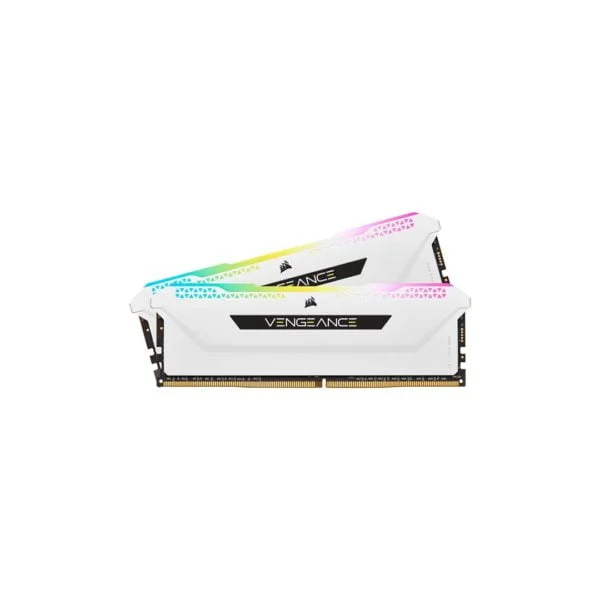 Corsair Vengeance RGB PRO 16 Go (8x2) 3200 Mhz Blanc – Image 3
