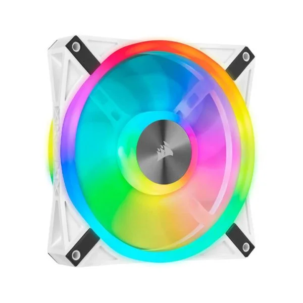 Corsair QL Series QL140 RGB Blanc (Par 2) - ATLAS GAMING - Cooling|Cooling RGB Corsair Maroc - PC Gamer Maroc - Workstation Maroc