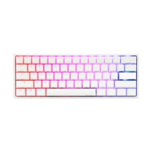 Ducky Channel One 2 Mini RGB Blanc Silent Red Switch - ATLAS GAMING - Claviers RGB|Claviers USB Ducky Channel Maroc - PC Gamer Maroc - Workstation Maroc