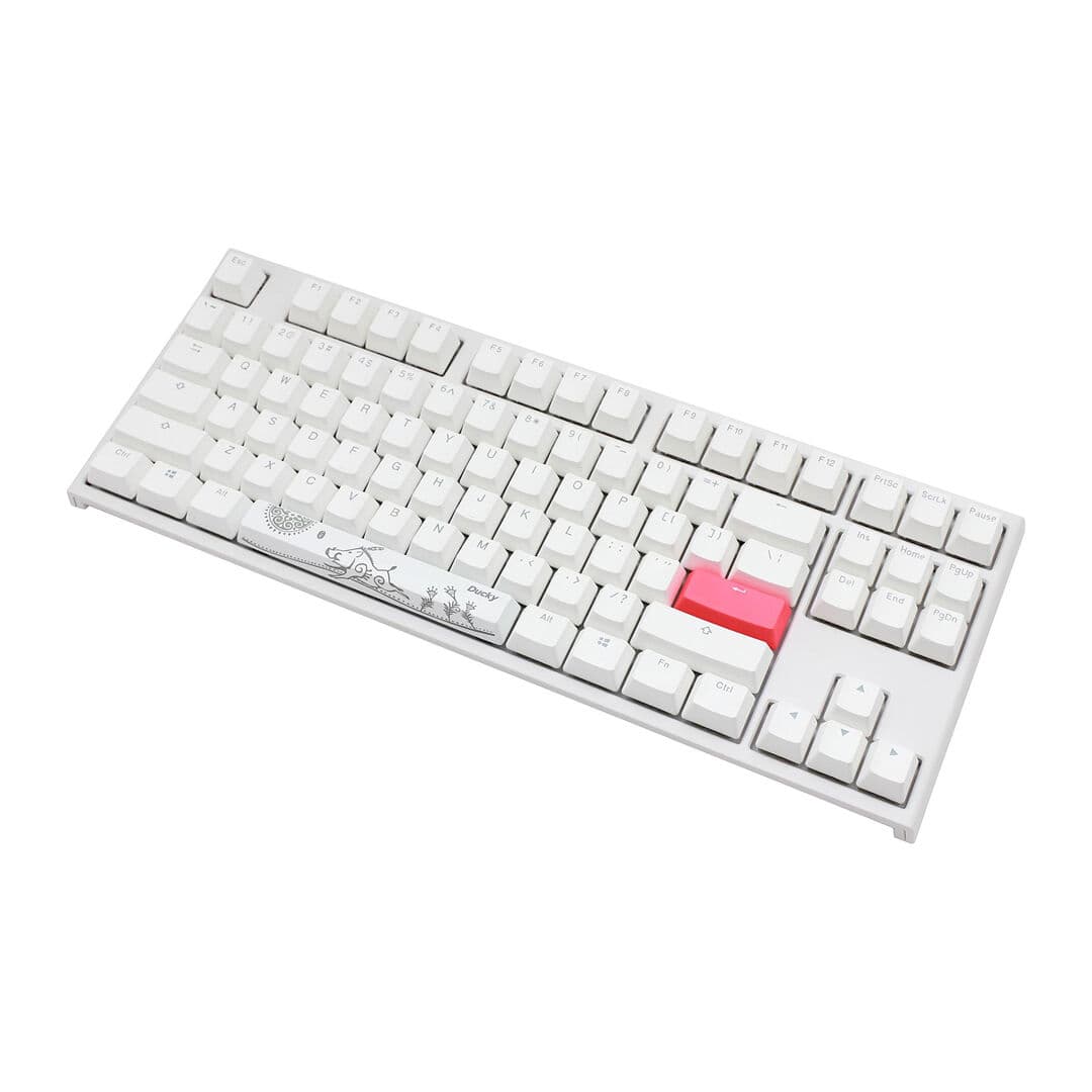 Ducky Channel One 2 TKL RGB Blanc Red Switch - ATLAS GAMING