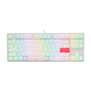 Ducky Channel One 2 TKL RGB Blanc Silent Red Switch - ATLAS GAMING - Claviers RGB|Claviers USB Ducky Channel Maroc - PC Gamer Maroc - Workstation Maroc