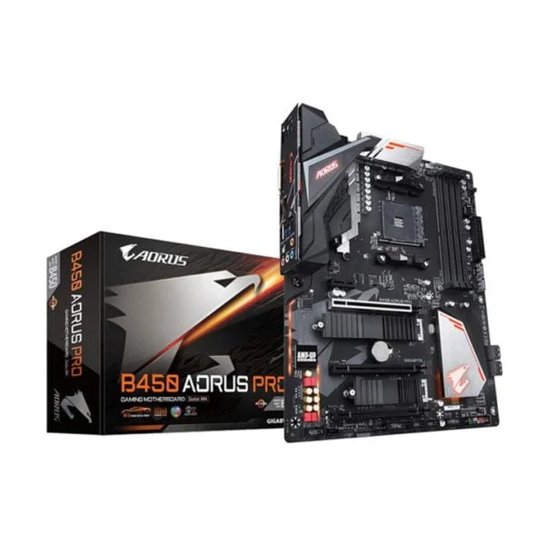 Gigabyte B450 AORUS PRO - ATLAS GAMING - Carte Mère Gigabyte Aorus Maroc - PC Gamer Maroc - Workstation Maroc