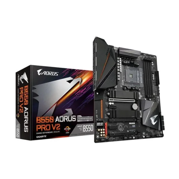 Gigabyte B550 AORUS PRO V2 - ATLAS GAMING - Carte Mère Gigabyte Aorus Maroc - PC Gamer Maroc - Workstation Maroc