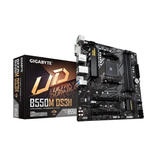 Gigabyte B550M DS3H 1.0 - ATLAS GAMING - Carte Mère Gigabyte Maroc - PC Gamer Maroc - Workstation Maroc