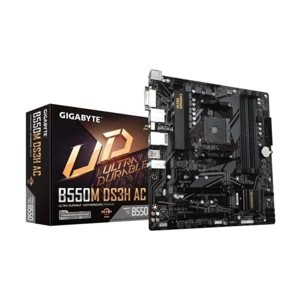 Gigabyte B550M DS3H AC - ATLAS GAMING - Carte Mère Gigabyte Maroc - PC Gamer Maroc - Workstation Maroc