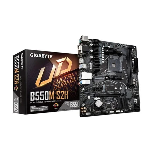 Gigabyte B550M S2H - ATLAS GAMING - Carte Mère Gigabyte Maroc - PC Gamer Maroc - Workstation Maroc