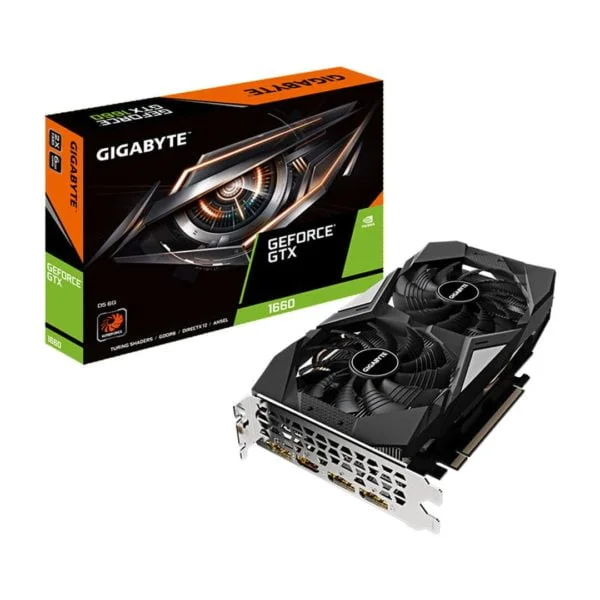 Gigabyte GeForce GTX 1660 D5 6G - ATLAS GAMING - Cartes Graphiques|Cartes Graphiques 4GB Gigabyte Maroc - PC Gamer Maroc - Workstation Maroc