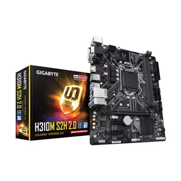 Gigabyte H310M S2H 2.0 - ATLAS GAMING - Carte Mère Gigabyte Maroc - PC Gamer Maroc - Workstation Maroc