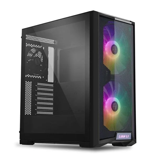 Lian Li Lancool 215 Black - ATLAS GAMING - Boitiers|Boitiers RGB Lian Li Maroc - PC Gamer Maroc - Workstation Maroc