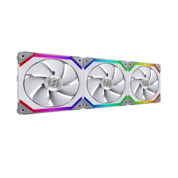 Lian Li Uni Fan SL120 3 Blanc - ATLAS GAMING - Cooling|Cooling RGB Lian Li Maroc - PC Gamer Maroc - Workstation Maroc