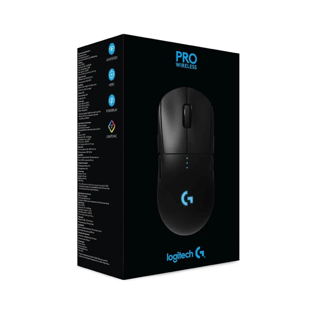 Logitech G Pro Wireless Gaming Mouse (Noir) – Image 4