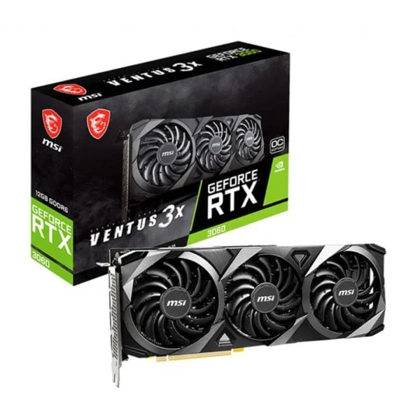 MSI GeForce RTX 3060 VENTUS 3X 12G OC - ATLAS GAMING - Cartes Graphiques|Cartes Graphiques 12GB MSI Maroc - PC Gamer Maroc - Workstation Maroc