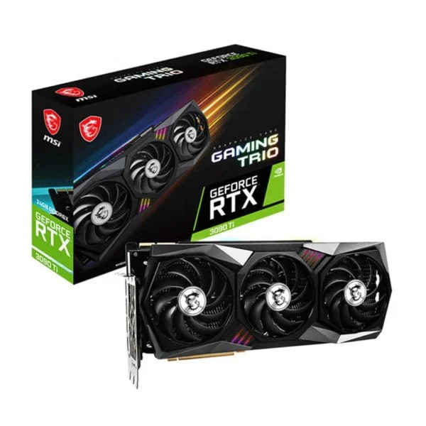 MSI GeForce RTX 3090 Ti GAMING X TRIO 24G - ATLAS GAMING - Cartes Graphiques|Cartes Graphiques 24GB MSI Maroc - PC Gamer Maroc - Workstation Maroc