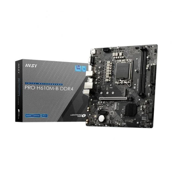 MSI PRO H610M-B DDR4 - ATLAS GAMING - Carte Mère MSI Maroc - PC Gamer Maroc - Workstation Maroc