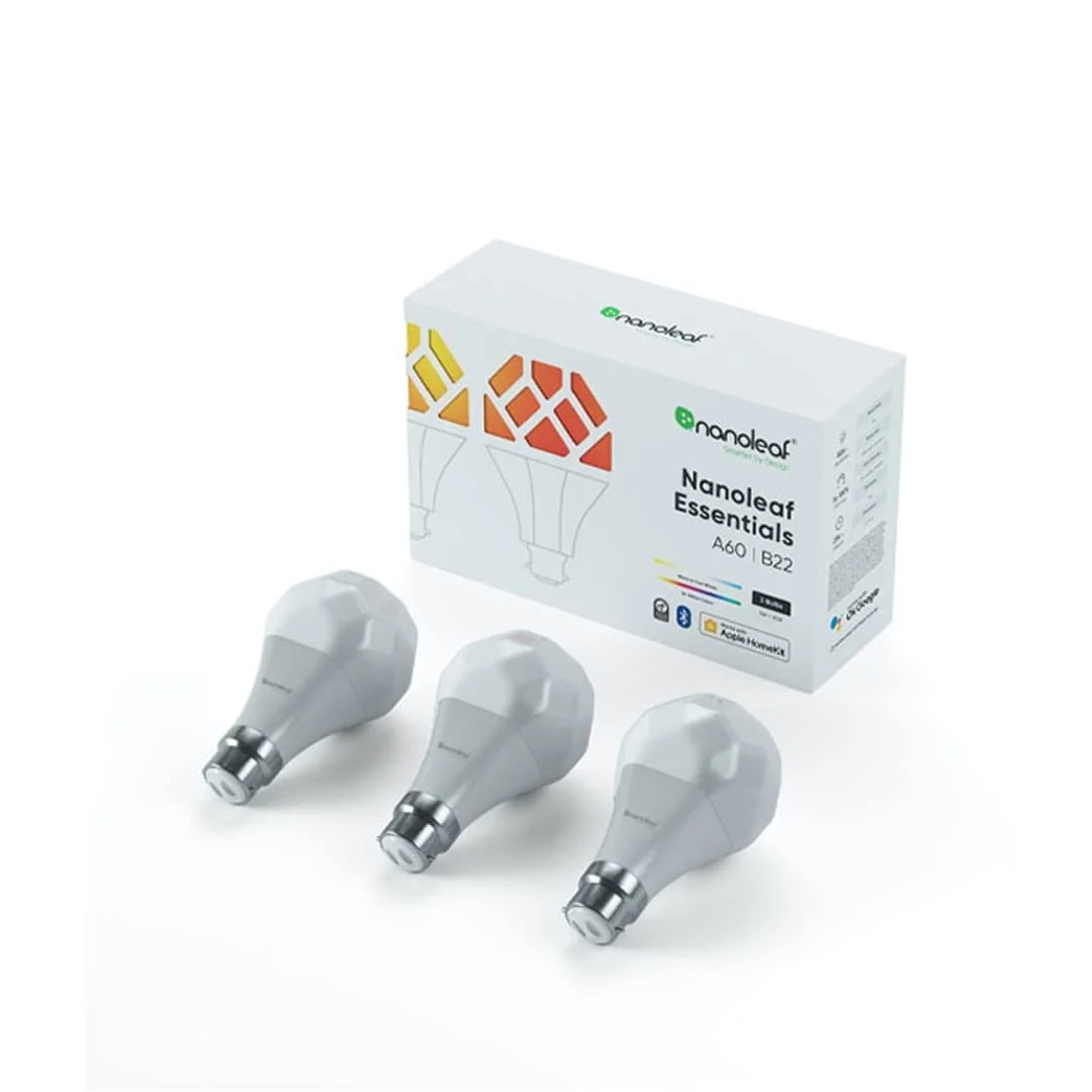 Nanoleaf Essentials Smart A19 Bulb B22 - ATLAS GAMING - Bulb Nanoleaf Maroc - PC Gamer Maroc - Workstation Maroc