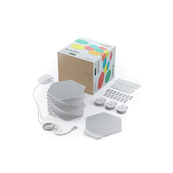 Nanoleaf Shapes Hexagons Starter Kit 15PK - ATLAS GAMING - Shapes Nanoleaf Maroc - PC Gamer Maroc - Workstation Maroc