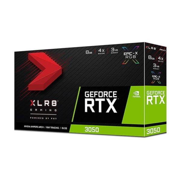 PNY GeForce RTX 3050 8GB XLR8 Gaming REVEL EPIC-X RGB - ATLAS GAMING - Cartes Graphiques|Cartes Graphiques 8GB PNY Maroc - PC Gamer Maroc - Workstation Maroc