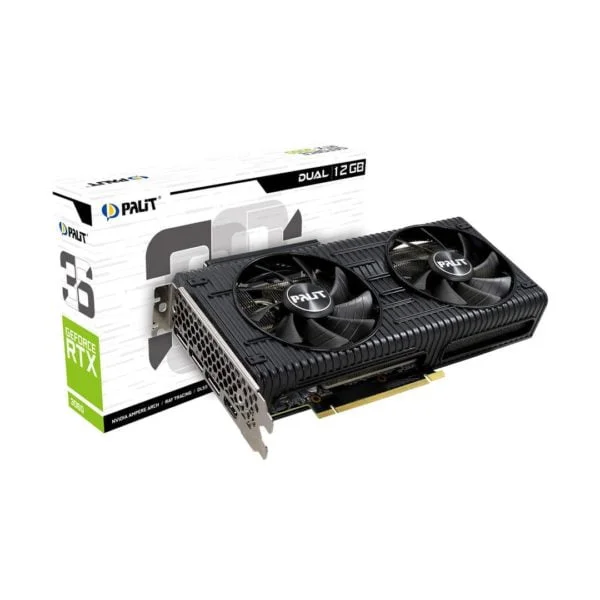 Palit GeForce RTX 3060 Dual - ATLAS GAMING - Cartes Graphiques|Cartes Graphiques 12GB PALIT Maroc - PC Gamer Maroc - Workstation Maroc