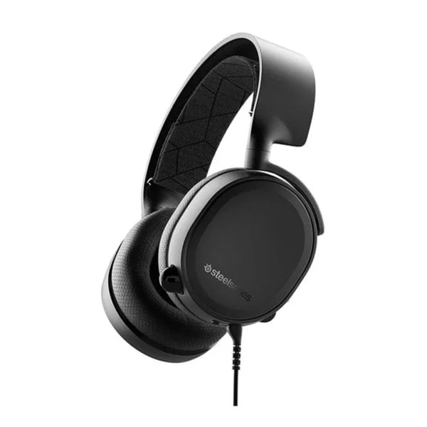 SteelSeries Arctis 3 Black - ATLAS GAMING - Casques Micro SteelSeries Maroc - PC Gamer Maroc - Workstation Maroc