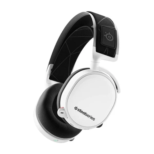SteelSeries Arctis 7 White - ATLAS GAMING - Casques Micro SteelSeries Maroc - PC Gamer Maroc - Workstation Maroc