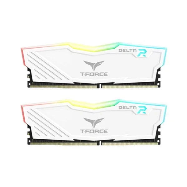 T-Force Delta R 16 Go (8x2) 3200 Mhz White – Image 2