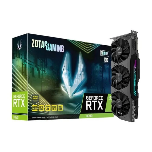 ZOTAC GeForce RTX 3090 TRINITY OC - ATLAS GAMING - Cartes Graphiques|Cartes Graphiques 24GB ZOTAC Maroc - PC Gamer Maroc - Workstation Maroc