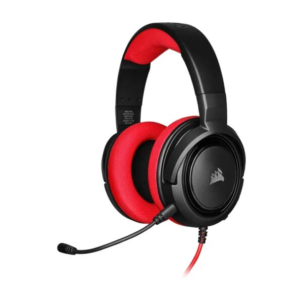 Corsair HS35 Stereo Rouge - ATLAS GAMING -  Corsair Maroc - PC Gamer Maroc - Workstation Maroc