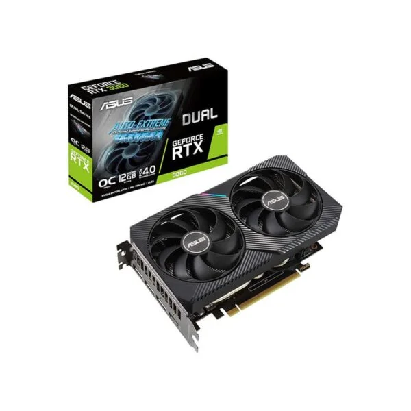 Asus DUAL GeForce RTX 3060 O12G - ATLAS GAMING - Cartes Graphiques|Cartes Graphiques 12GB Asus Maroc - PC Gamer Maroc - Workstation Maroc