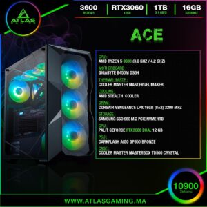 Ace - ATLAS GAMING - PC Gamer Atlas Gaming Maroc - PC Gamer Maroc - Workstation Maroc